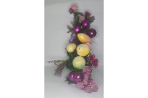 ARRANJO PARA MESA DE JANTAR NATALINO 65CM REF-045