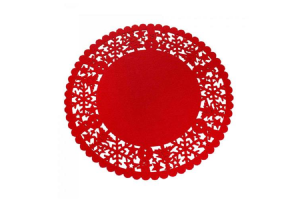 JOGO AMERICANO NATAL REDONDO VERMELHO REF-73816001