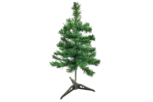 ARVORE NATAL 45TIPS C/ BASE PLASTICO VERDE 45CM REF-21911001