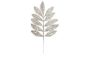 C. FOLHA C/ GLITTER CHAMPANHE 40CM REF-75108005