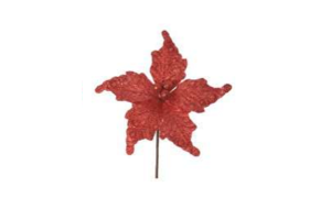 H. BICO PAPAGAIO C/ GLITTER VERMELHO 15CM REF-74694001