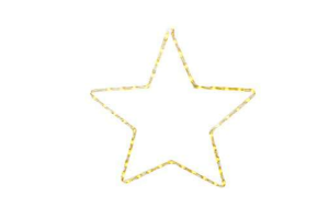 LUZ DECOR ESTRELA 48 LED NAO PISCA 220V REF-75029001