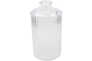 POTE PORTA MACARRAO REDONDO CANELADO 850ML REF-CK3141