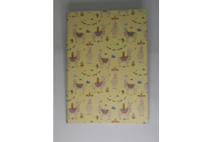 CADERNO COSTURADO LLAMAS 1 MATERIA