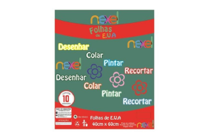 PLACA DE EVA LISO 40X48 1,5M LISO VERDE  NEXEL
