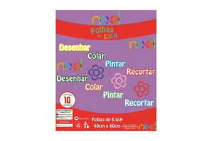 PLACA DE EVA LISO 40X48 1,5 ROXO CLARO NEXEL