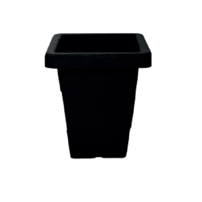 VASO ELEGANCE QUADRADO 4,5L PRETO REF-6863
