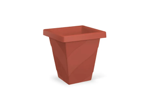 VASO ELEGANCE QUADRADO 4,5L TERRACOTA REF-6864