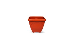 VASO QUADRADO PEQUENO 1L TERRACOTA REF-6725