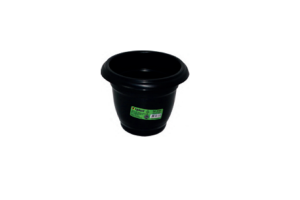 VASO REDONDO PEQUENO 1L PRETO REF-6703