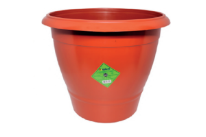 VASO REDONDO GRANDE 15L TERRACOTA REF-6709
