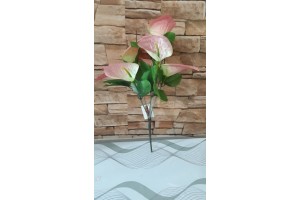 B. COPO DE LEITE CRAQUELADO X7 SALMON 35CM REF-09027004