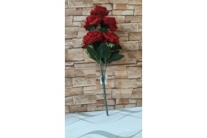 B. ROSA TRIANGULAR AVELUDADO X9 VERMELHO 45CM REF-42217001