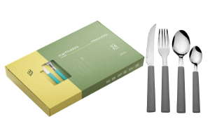 JG DE TALHERES 24 PC CB PRETO REF-60224/5