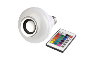 LAMPADA BULB LED COLORIDA C/AUTOFALANTE