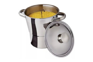 CUSCUZEIRA INOX 16.5CM REF-17482