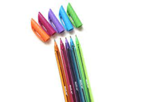 CANETA A-ONE COLORS REF-1034 ROSA A UNIDADE - MOLIN