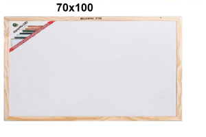 QUADRO BRANCO MADEIRA 70X100 CM REF-20100070