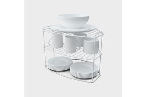 ORGANIZADOR PARTILEIRA PARA PRATOS PREMIUM WHITE REF-1436WH