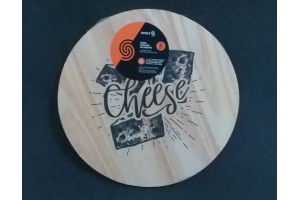 TABUA PINUS DECORATIVA RED 24CM CHEESE REF-717E1