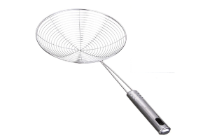 ESCUMADEIRA PARA FRITURA INOX 13CM REF-11736