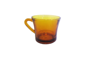 XICARA AMBER DE VIDRO 200 ML REF-VD25