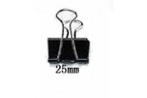 CLIPE PARA PAPEL BINDER 25MM T/MEDIO REF-BD2548