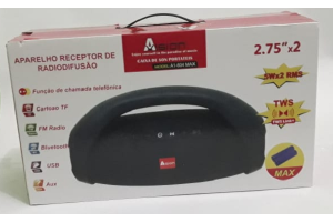 CAIXA DE SOM PORTATEIS REF-A1-604 MAX