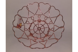 FRUTEIRA LOVE METAL 28X11 CM REF-CK4255