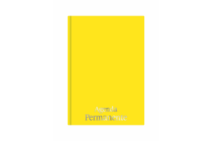 AGENDA COSTURADA AMARELO VERÃO MIOLO PERMANENTE REF-5685