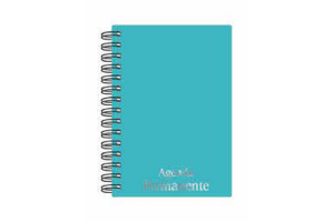 AGENDA CAPA AZUL TIFFANY PERMANENTE COM WIRE-O REF-5634