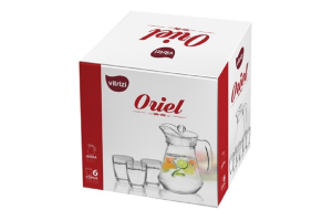 JOGO JARRA E 6 COPOS ORIEL REF-20311 REF-TW077