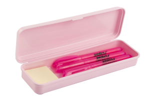 ESTOJO PLASTICO PLUS ROSA PASTEL REF-10080029