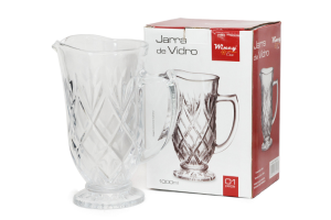 JARRA DE VIDRO LOSANGO REF-VDA11017