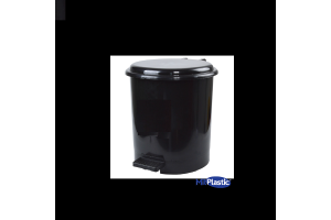LIXEIRA DE PEDAL 7 LTS PRETA REF-744982