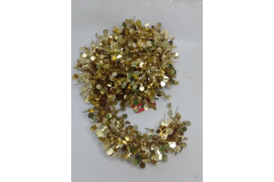 FESTAO DECORADO DOURADO 2M X 9CM REF-67242002