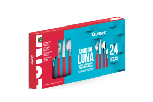 FAQUEIRO 24 PÇS LUNA CEREJA REF-05500.24.15