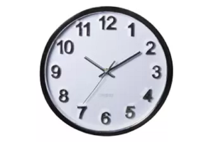 RELOGIO DE PAREDE REDONDO 30,5CM REF-12165A