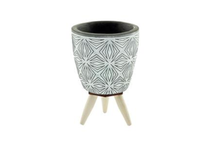 VASO CERAMICA 10,5X7,5X7,5CM REF-CK5056