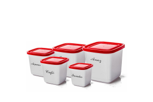 CONJ.MANTIMENTO QUADR.5 PÇS DECORADO REF-2211