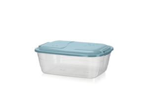 CONTAINER ORGANIZADOR BAIXO 10L TRANSP C /TAMPA COLORIDA REF-100