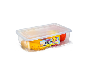 CAIXA RETANGULAR 6,5 LTS TRANSPARENTE C/TAMPA HERMETRICA REF-2294