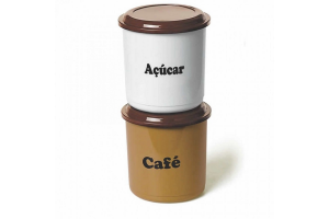 CONJ.POTE MANTIMENTO 2PCS CAFE ACUCAR REF-412
