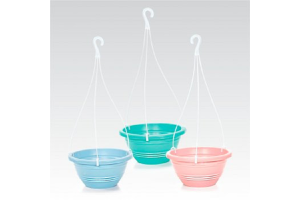 VASO REDONDO CANELADO CORES C/ALÇA 1200ML REF-2613