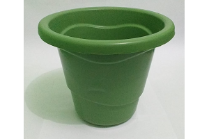 VASO 7 LTS REDONDO VERDE REF-300