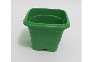 VASO 400ML QUADRADO VERDE REF-251