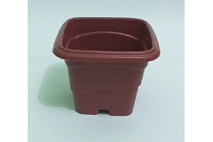 VASO 1 LT QUADRADO MARROM REF-265