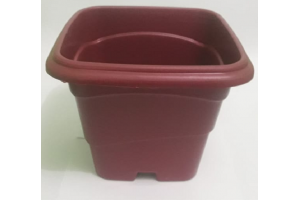 VASO 10 LTS QUADRADO MARROM REF-258