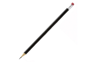 LAPIS HB GRAFITE SEXTAVADO C/BORRACHA REF-1211059