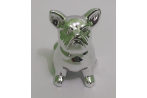 DECORACAO DE CERAMICA CAO 9X12CM REF-190744